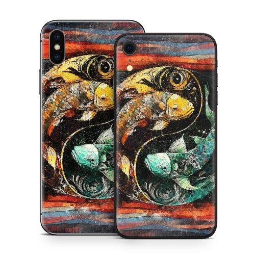 Koi Fish Yin Yang iPhone X Series Skin