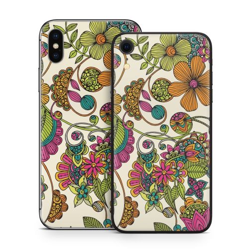 Maia Flowers iPhone X Series Skin
