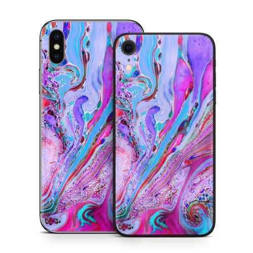 Marbled Lustre iPhone X Series Skin