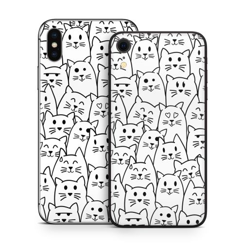 Moody Cats iPhone X Series Skin