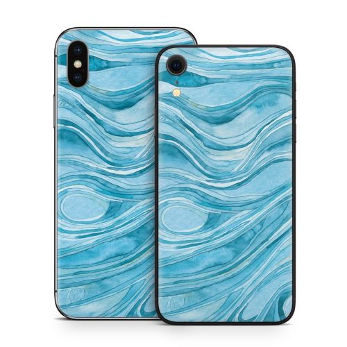 Ocean Blue iPhone X Series Skin