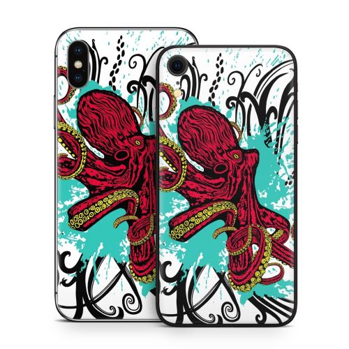 Octopus iPhone X Series Skin