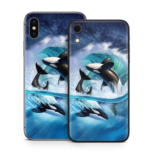 Orca Wave iPhone X Series Skin