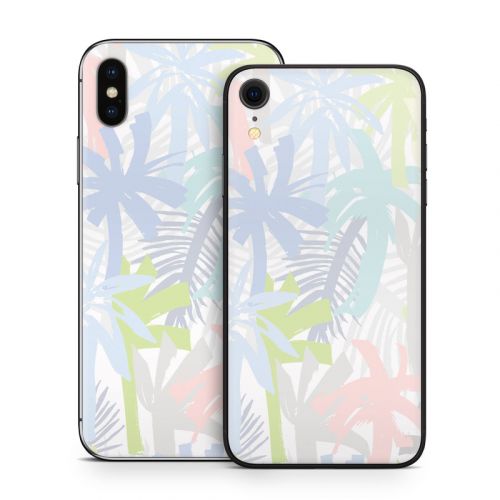 Pastel Palms iPhone X Series Skin