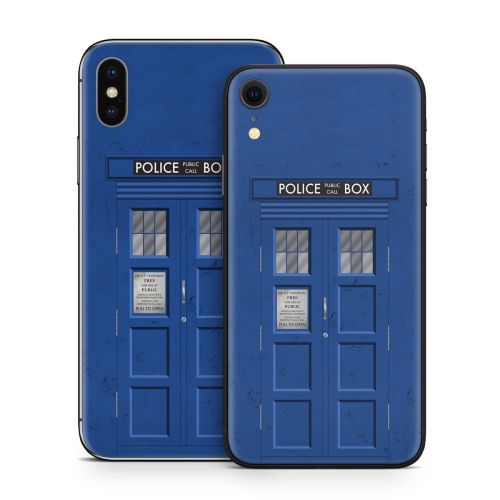 Police Box iPhone X Series Skin