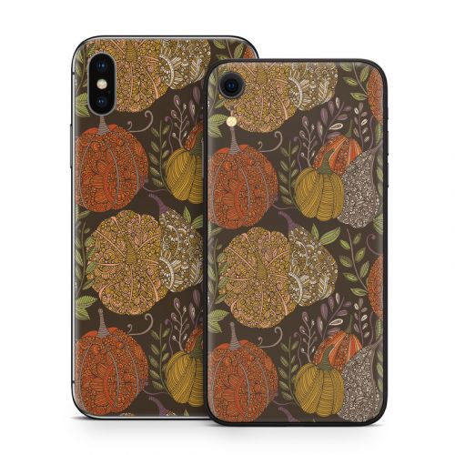 Pumpkins iPhone X Series Skin