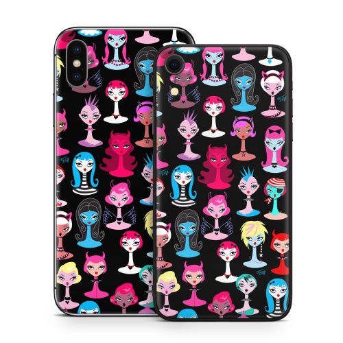 Punky Goth Dollies iPhone X Series Skin