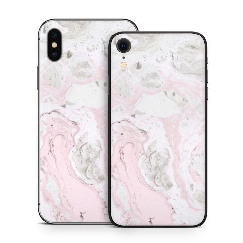 Rosa Marble iPhone X Series Skin