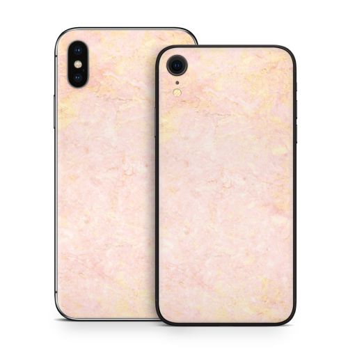 Rose Gold Marble iPhone XS Skin