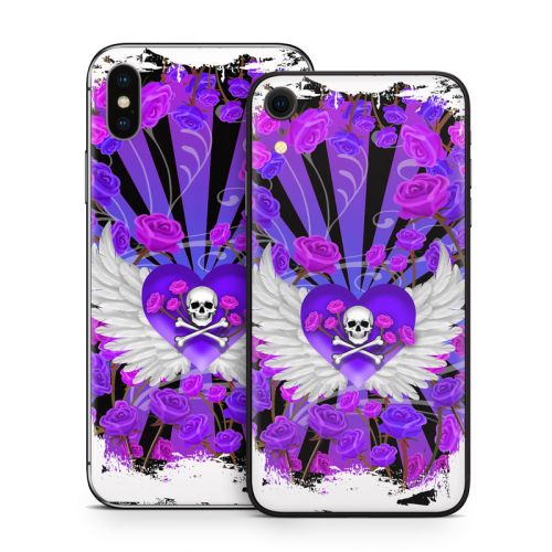 Skull and Roses iPhone X Series Skin