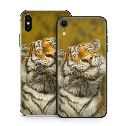 Smiling Tiger iPhone X Series Skin