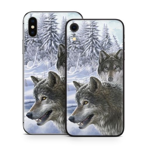 Snow Wolves iPhone X Series Skin