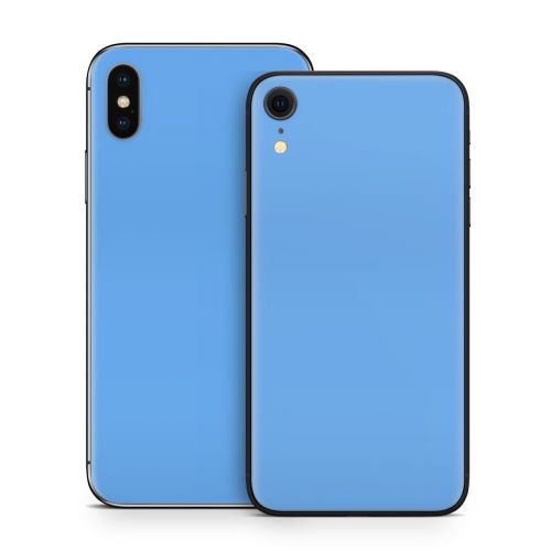 Solid State Blue iPhone X Series Skin
