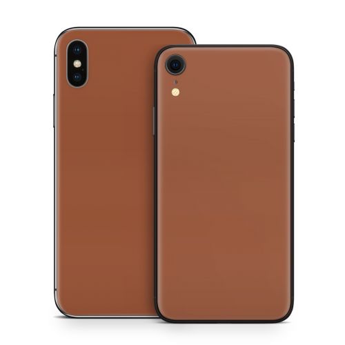 Solid State Cinnamon iPhone X Series Skin