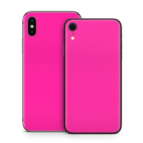 Solid State Malibu Pink iPhone X Series Skin