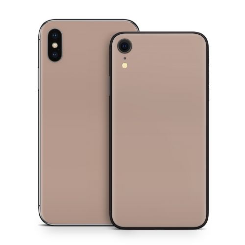Solid State Rustic Pink iPhone X Series Skin