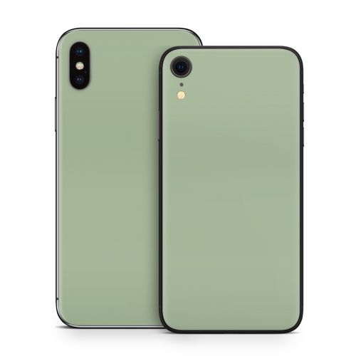 Solid State Sage iPhone X Series Skin