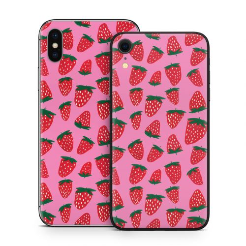 Strawberries iPhone X Series Skin