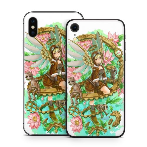 Steampunk Angel iPhone X Series Skin