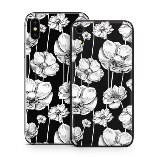 Striped Blooms iPhone X Series Skin