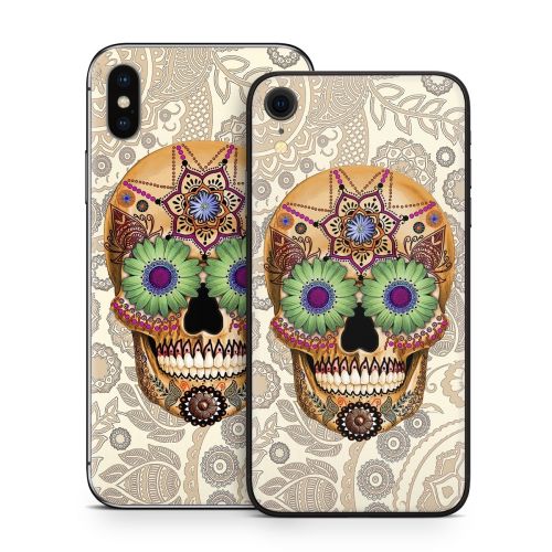 Sugar Skull Bone iPhone X Series Skin