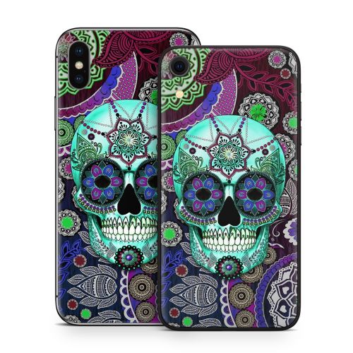 Sugar Skull Sombrero iPhone X Series Skin