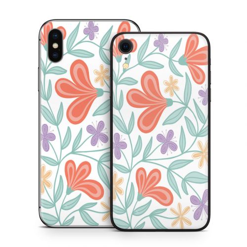 Summer Blooms iPhone X Series Skin