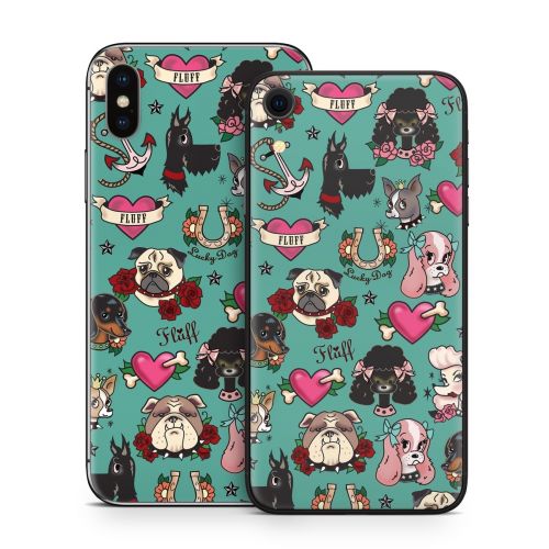 Tattoo Dogs iPhone X Series Skin