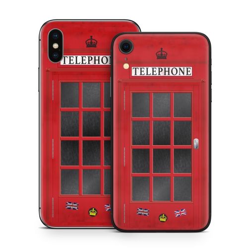 Telephone Kiosk iPhone X Series Skin