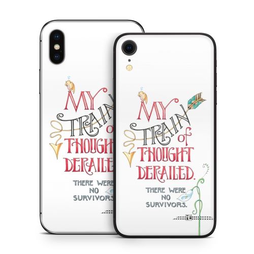 Train Derailed iPhone X Series Skin