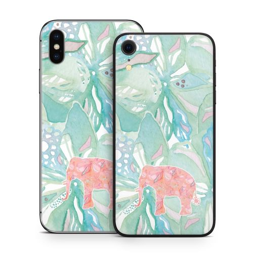 Tropical Elephant iPhone X Series Skin