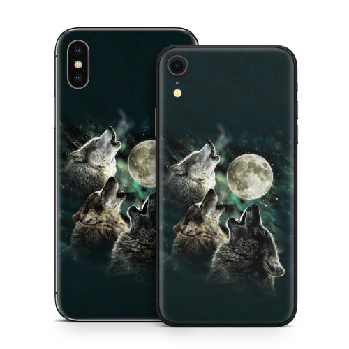 Three Wolf Moon iPhone X Series Skin