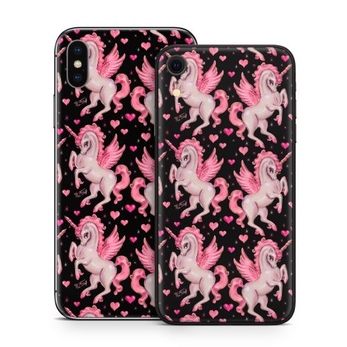 Unicorn Pegasus iPhone X Series Skin