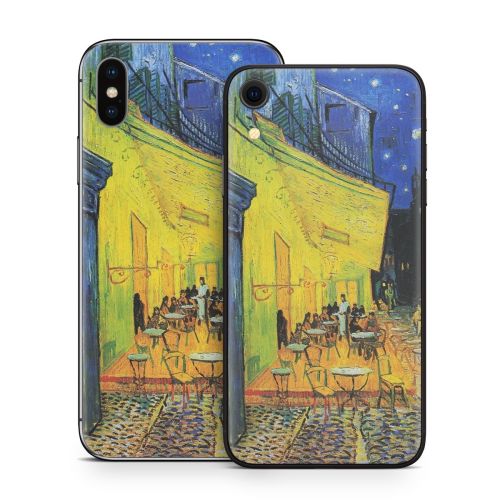 Cafe Terrace At Night iPhone X Series Skin