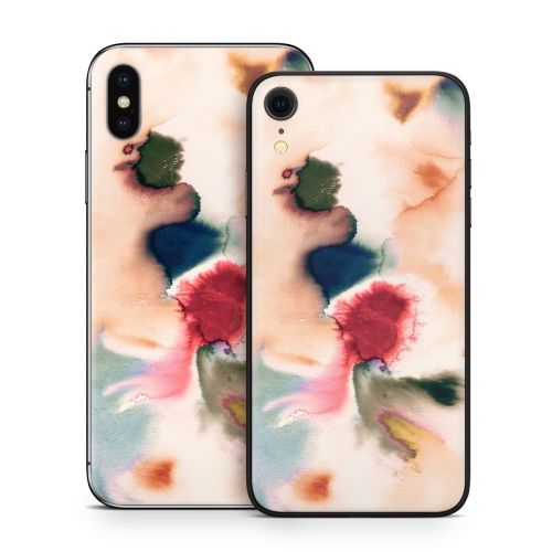 Abstract Watercolor Mineral iPhone X Series Skin