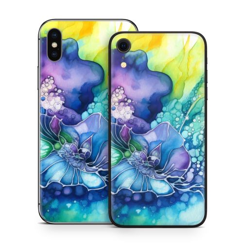 Watercolor Flora iPhone X Series Skin