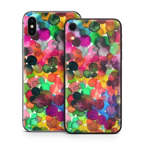 Watercolor Drops iPhone X Series Skin