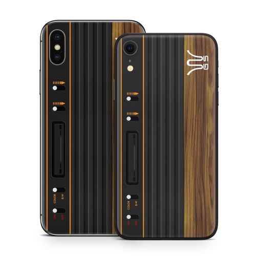 Wooden Gaming System iPhone X Series Skin