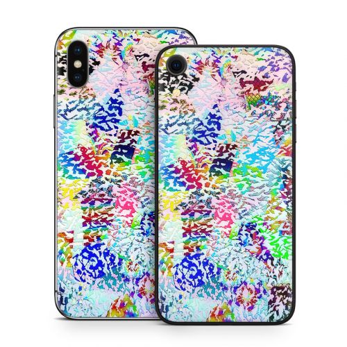 White Etching iPhone X Series Skin