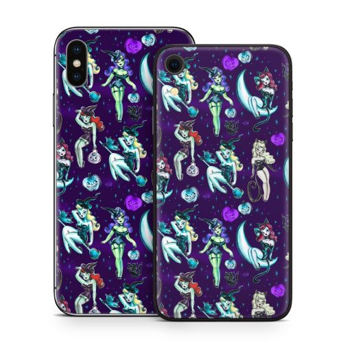 Witches and Black Cats iPhone X Series Skin