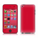 Solid State Red iPod touch 4th Gen Skin