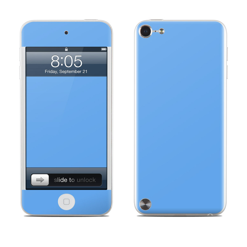 iPod touch 5th Gen Skin design of Sky, Blue, Daytime, Aqua, Cobalt blue, Atmosphere, Azure, Turquoise, Electric blue, Calm, with blue colors