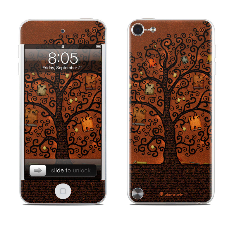  Skin design of Tree, Brown, Leaf, Plant, Woody plant, Branch, Visual arts, Font, Pattern, Art, with black colors