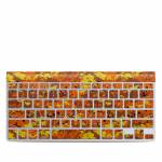 Digital Orange Camo Apple Wireless Keyboard Skin