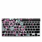 Dark Flowers Apple Wireless Keyboard Skin
