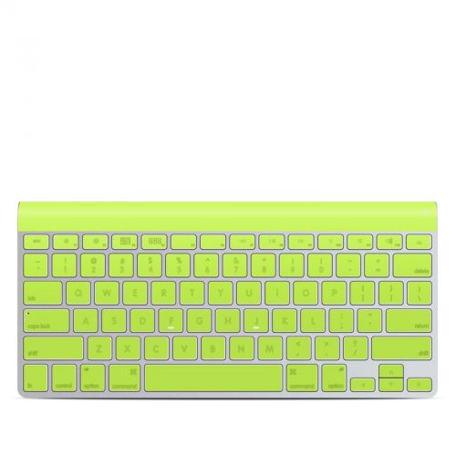 Solid State Lime Apple Wireless Keyboard Skin
