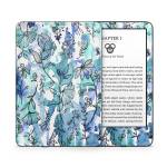 Blue Ink Floral Amazon Kindle Series Skin