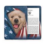 Patriotic Retriever Amazon Kindle Series Skin