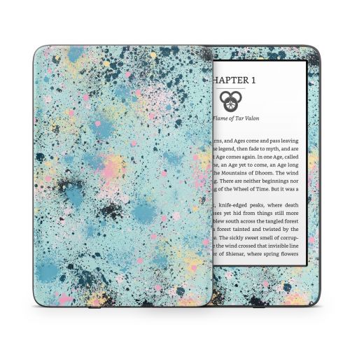 Abstract Ink Splatter Amazon Kindle Series Skin