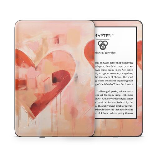 AbEx Hearts Amazon Kindle Series Skin